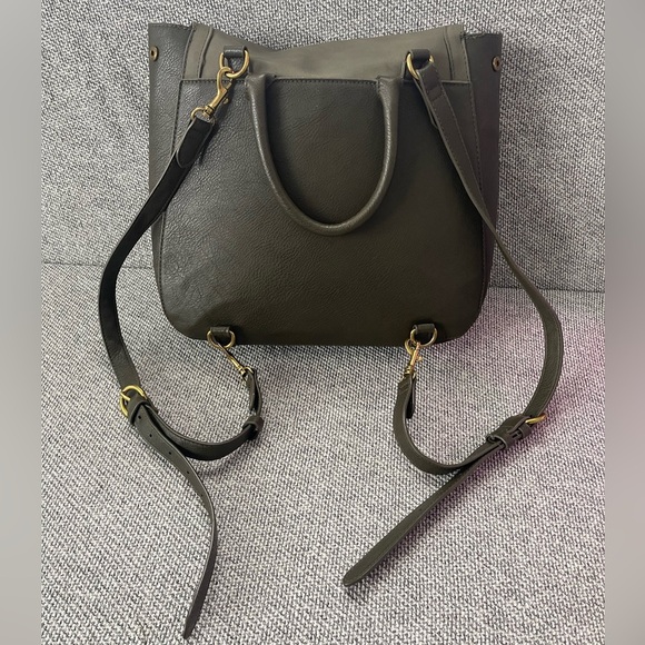 Universal Thread Olive and Dark Brown Women's Backpack - Picture 6 of 16